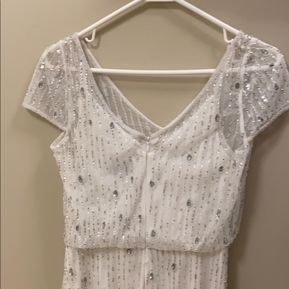 Adriana Papell White Dress - Picture 4 of 8